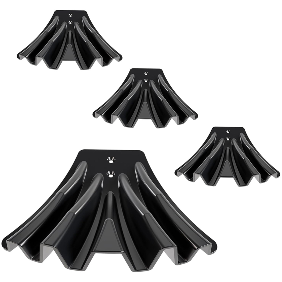 4Pcs Gutter Downspout Diverter,Gutter Extensions For Rainwater Dispersal,Rain Disperser Black 4853680456492
