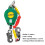High Altitude Fall Protection Device 3 Meter Descender Safety Belt Arrester Automatic Rope Lock Self-Locking 9