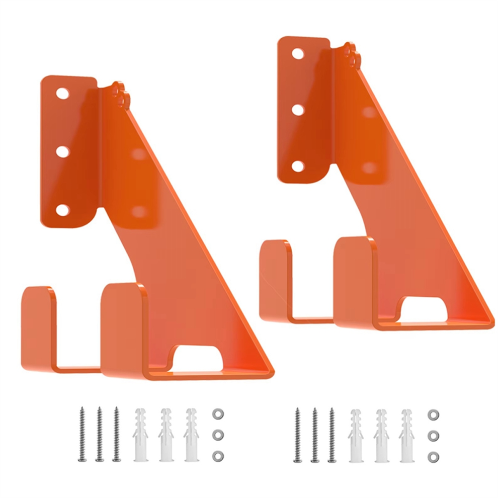 2Pcs Chainsaw Hanger Wall Mount Metal Heavy Duty Garage Organization Storage Rack Organizer 4853680463087