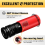 21mm 1/2inch Drive Wheel Protector Impact Socket, Non-Marring Lug Nut Thin Wall Deep Socket Set 3