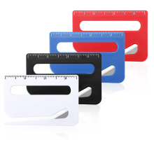 4pcs Envelope Opener, Upgraded Plastic Letter Opener Slitter Incisive Mail Tool with Scale