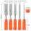 5 Piece Wood Chisel Sets Woodworking Tools Set, Chisels for with Steel Hammer End, 3