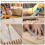5 Piece Wood Chisel Sets Woodworking Tools Set, Chisels for with Steel Hammer End, 6
