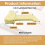 4 in 1 Laminate Flooring Tools, 2Pcs Tapping Block for Plank and Wood Installation, Large 6