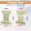 4 in 1 Laminate Flooring Tools, 2Pcs Tapping Block for Plank and Wood Installation, Large 3
