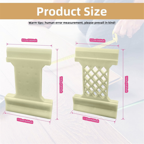 4 in 1 Laminate Flooring Tools, 2Pcs Tapping Block for Plank and Wood Installation, Large 2
