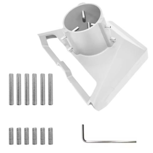 3 Pipe Adapter Pole Mount Roof Mounting Connectors Plate for Standard Dish 1