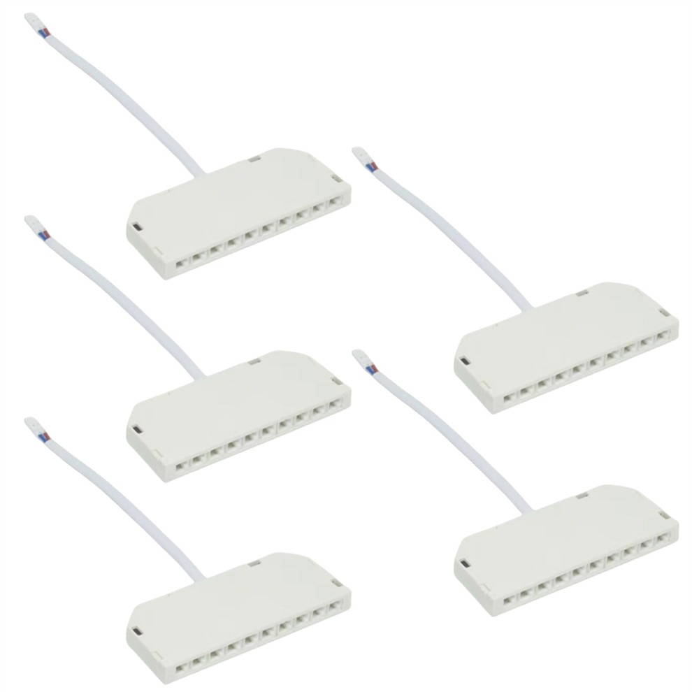 10 Ports Terminal Junction Box Hub Splitter Male Plug Cable Quick Line Connector For Led Strip 4853680467269