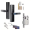 Tuya Wifi Digital Electronic Smart Door Lock with Fingerprint Card Password Key Unlock Advanced Security 1