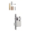 Tuya Wifi Digital Electronic Smart Door Lock with Fingerprint Card Password Key Unlock Advanced Security 7