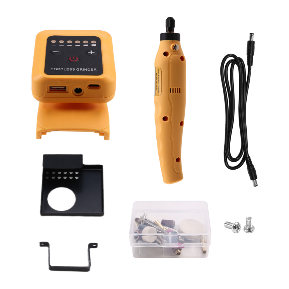 80W Electric Grinder Kit No-Load To 18000Rpm Rechargeable Diy For 18V-21V Battery 4853680465722