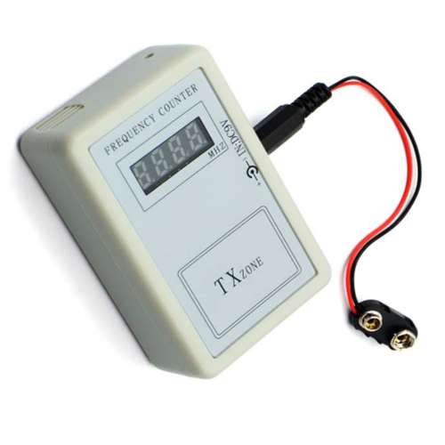 Handheld Digital Frequency Meter Counter, Remote Control Tester for Electric Lock, Garage Door, Access