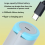 Cordless Hot Glue with LED Light Lithium Battery Temperature Display DIY Household Craft Tools 9