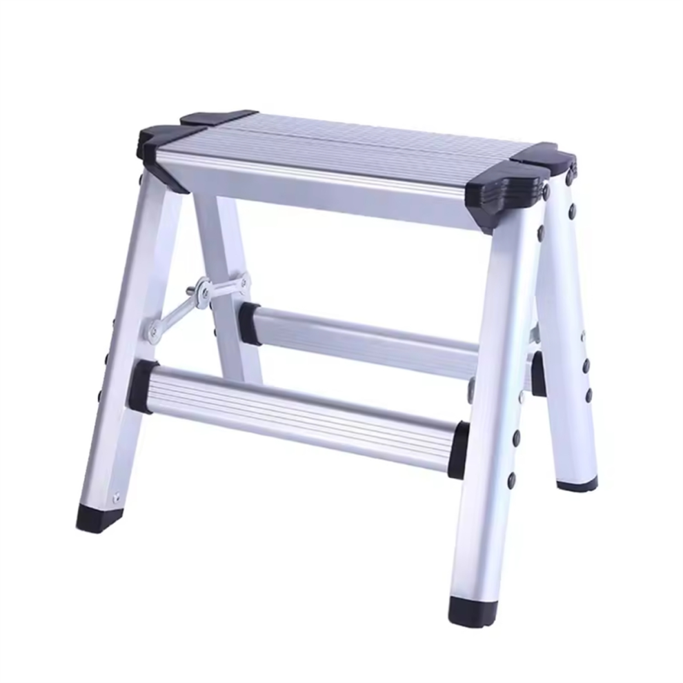 1 Step Stool Folding Ladder Aluminum Alloy Herringbone Thickened Portable Home Outdoor Camping 4853680472089