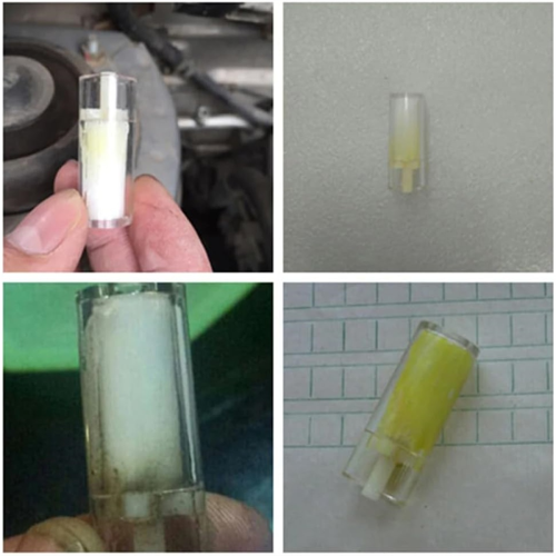 10PCS Car Aircon Oil Checker Refrigerant Analyzer AC Teste R134A Refrigeration Level 2