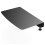 Clamp-on Corner Desk Connector Sleeve Plate, L Platform Extender Attachment, Mat - Black 2