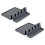 2PCS Silicone Paint Brush Holders, Rectangular Organizer with 4 Slots for Drawing Artists Thick Drying Rest 1