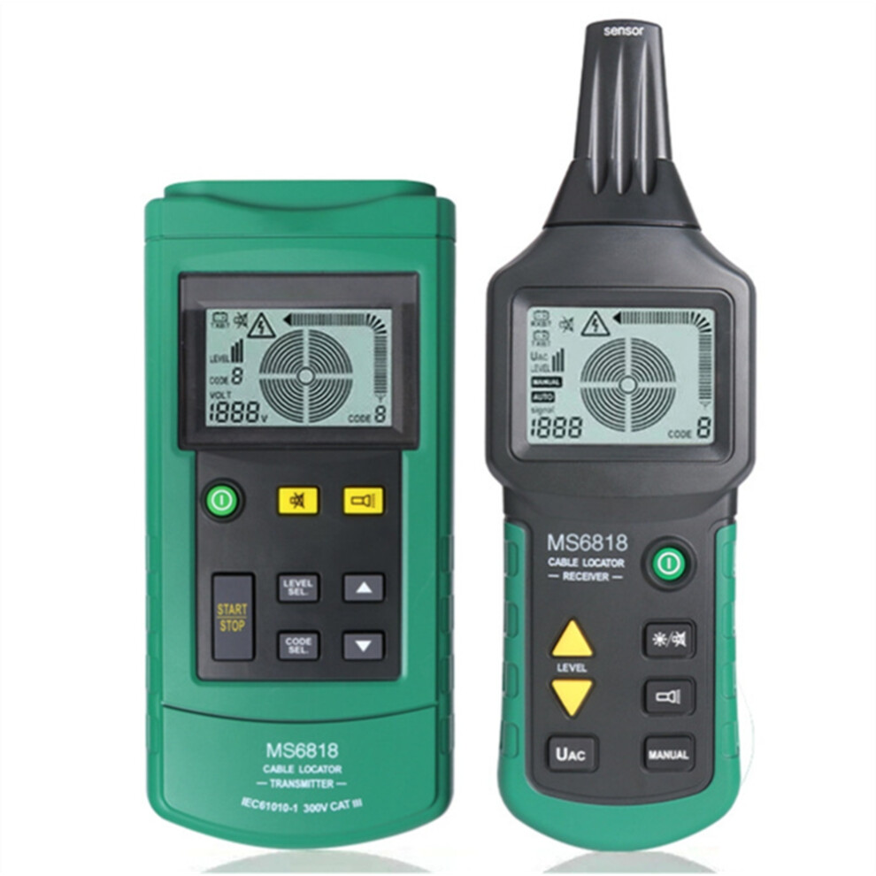 Ms6818 Cable Metal Pipe Finder Underground Tester Short Circuit Interruption Detection Locator 4853680476902