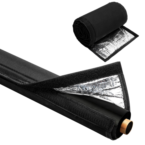Layers HVAC Copper Pipe Insulation Cover,600D Oxford AC Covers for Outside,Flexible Line 1