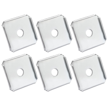 6pcs X-Blade Dual Mulching Blade Adapters Compatible with All Standard Commercial Mower for XB2 and