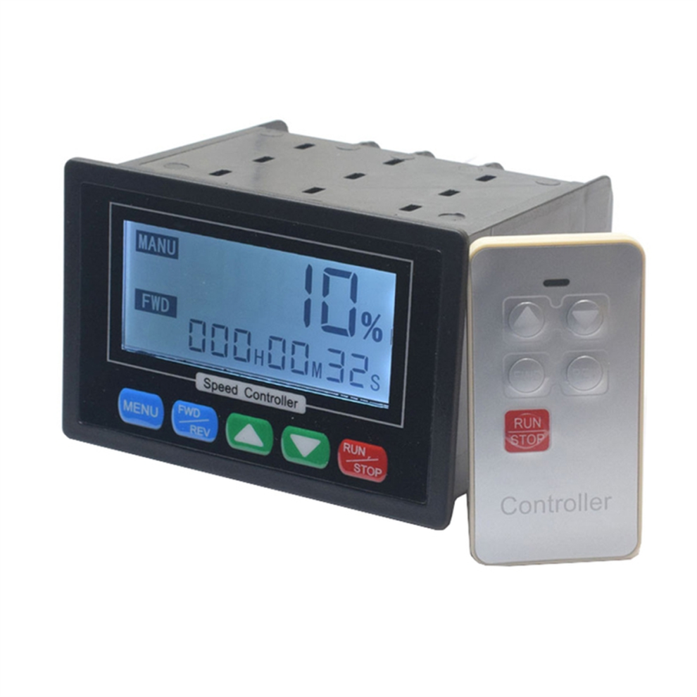 Dc10-55V 30A Adjustable Pwm Dc Motor Speed Controller Lcd Digital Display 0-100% Governor With Remote Control 4853680484075