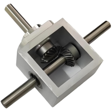 Bevel , Right Angle Dual Output Compact 50 X 30 mm, Perfect for Flexible Power Transmission