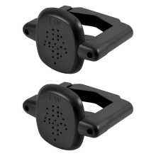 2pcs Baby Gate Banister Adapters, Black No-Drill Mounting Accessories Universal Stairway Kit