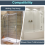 Sliding Shower Door Bottom Guide for (Top Hung) Guide, 3/8 in Channels(2 Pack) 7
