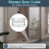 Sliding Shower Door Bottom Guide for (Top Hung) Guide, 3/8 in Channels(2 Pack) 3