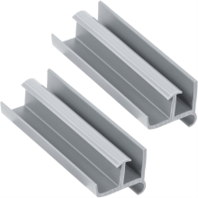 Sliding Shower Door Bottom Guide - 1-3/8Inch Wide X 3Inch Long, Easy to Install for Glass Doors (2 Pack)