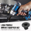 4pcs Low Profile Impact Socket Adapter Set, Drive Ratchet Set for Tight Spaces 5