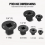 4pcs Low Profile Impact Socket Adapter Set, Drive Ratchet Set for Tight Spaces 6