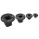 4pcs Low Profile Impact Socket Adapter Set, Drive Ratchet Set for Tight Spaces 1