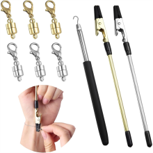 Bracelet Helper Tool to Put on Bracelets By Yourself, Clasp Assistance Holder Jewelry Tools (3PCS Fastener Helper)