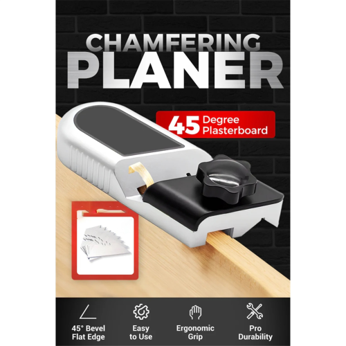 45 Degree Plasterboard Chamfering Planer Slant Edge Trimming Hand Planes Woodworking Deburring Tools 2