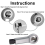 Metal Nut Splitter Tool Heavy Duty, Rusty Separator for Removing Broken and Damaged Nuts Manual Pressure Tools 7