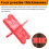 8pcs Deck Spacers with 4 Thicknesses 1/16", 1/8", 3/16", 1/4", Plastic Board Jig Clamp 6