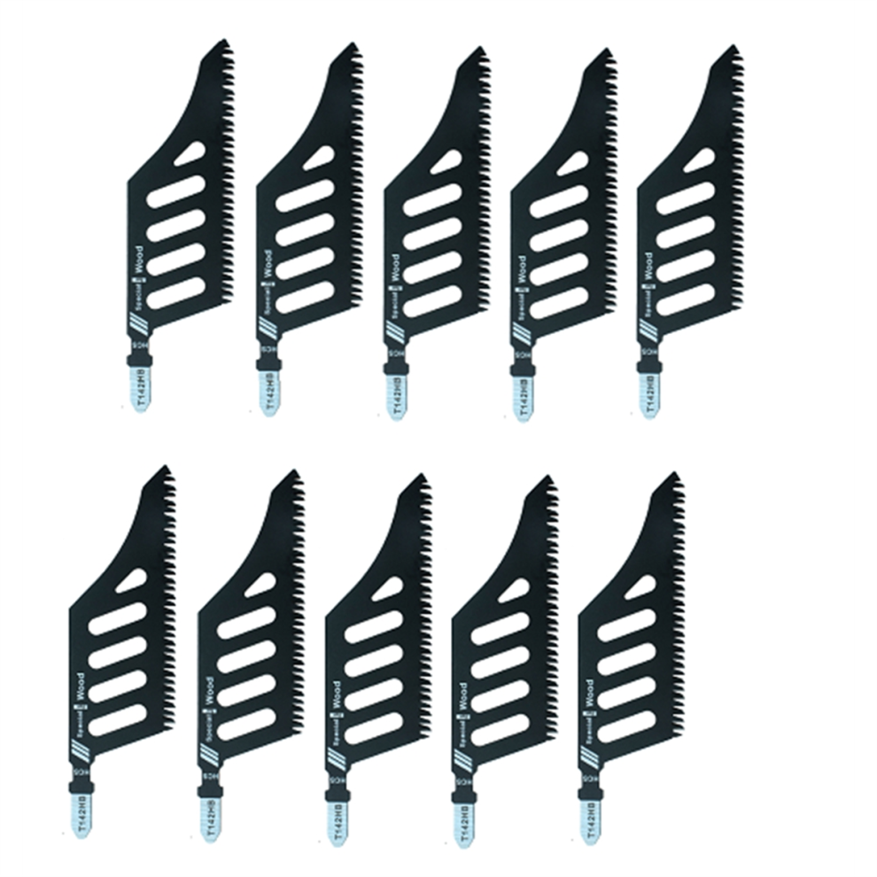 T142hb Curved Jigsaw Blades For Precision Cutting - Flush Blade T Shank 10Pcs 4853836124077