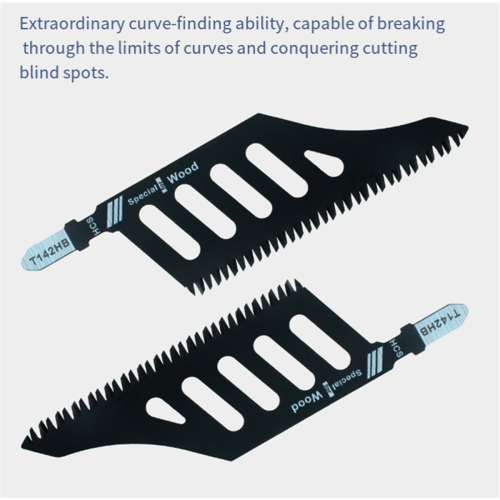 T142HB Curved Jigsaw Blades for Precision Cutting - Flush Blade T Shank 10pcs 2