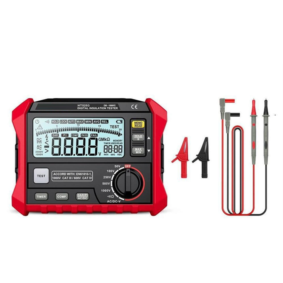 Insulation Resistance Tester Megohmmeter High Accuracy Digital Multimeter For Ground 4853836122332