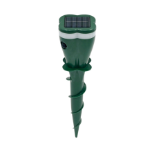 Solar Powered Waterproof Spiral Mole Repellent Ultrasonic Rodent/Snake/Bird Animal for Farm Courtyards