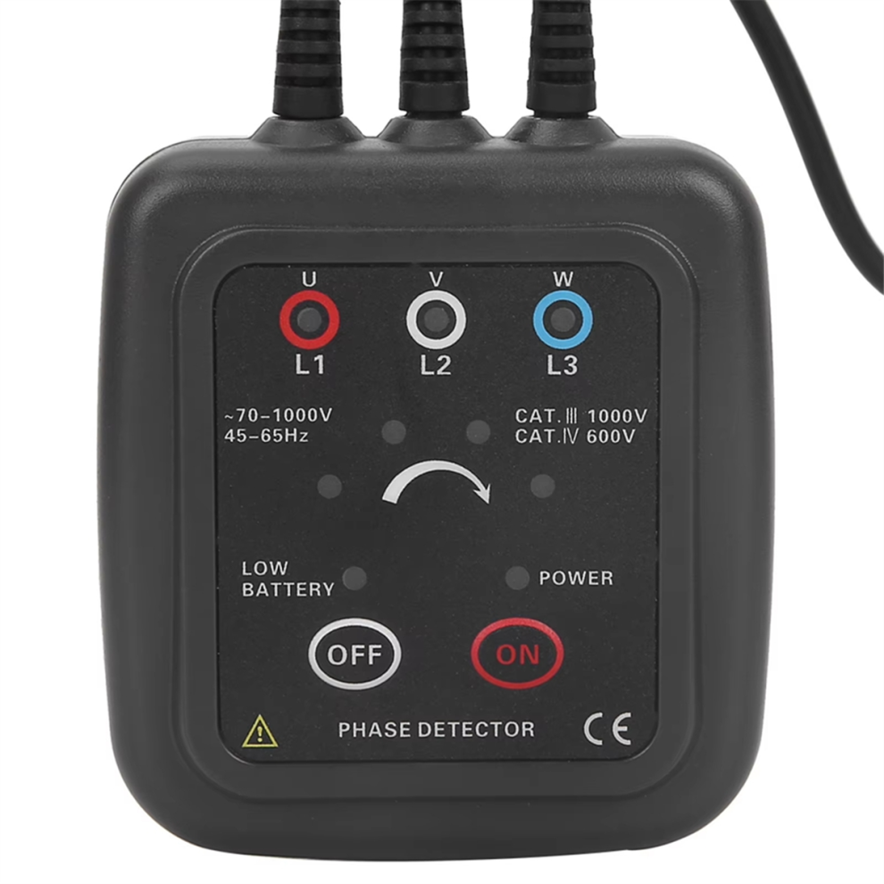Ac 70-1000V Etcr1000c Non Contact Phase Sequence Detector Meter Rotation Monitor 4853836121724