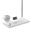 Multi-Functional Wireless Phone Charging Desk Lamp Bluetooth Sound Ambience Night Light Clock Reading Black 6