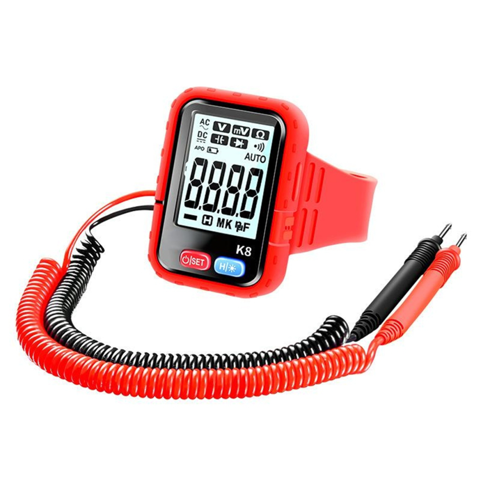 Digital Wristband Multimeter Portable Tester For High-Altitude Work Rechargeable Resistance&Continuity Testing 4853836120116