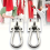 Stainless Square Heavy Duty Ceiling Hook Wall Mounted for Yoga Swings Hammocks Bracket Hardware Tool 6