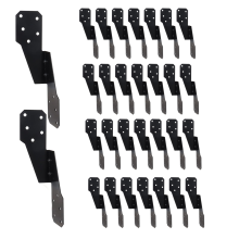 30 Pack Heavy Duty Hurricane Ties -Coated, Straps Trusses/Rafters Ties, Tie Brackets Joist Hangers