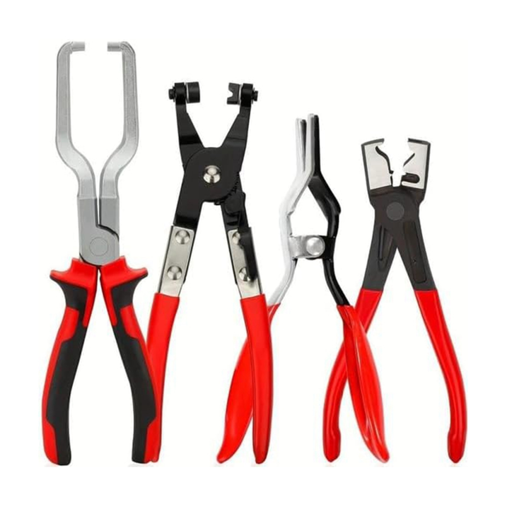 Hose Clamp Tool Set - 4 PCS Line Pliers, Electrical Disconnect Pliers Set, Relay Puller