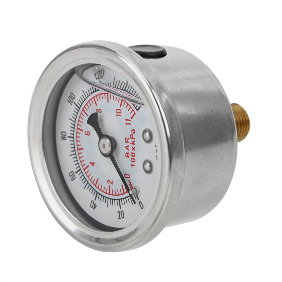 Oil Pressure Gauge Liquid Tester Monitoring System 0-160 Psi 1/8 Npt Meter 4853836126767