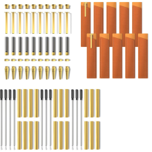 Pen Kits for Woodturning 10 Pack Covers-Pen Making Tools with Black Ink Kit Slimline DIY Coppe