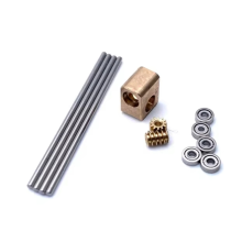 0.2M Turbine Worm Gear Micro-Type 90 Transmission Box 12-Times Reduction Mechanism DIY Car Model,B